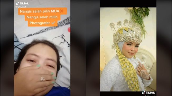 Curhat Wanita Salah Pilih Fotografer di Hari Pernikahan (tiktok.com/@rizkiyaaaf)