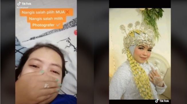 Curhat Wanita Salah Pilih Fotografer di Hari Pernikahan (tiktok.com/@rizkiyaaaf)