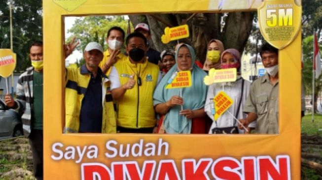 Ada Vaksinasi Covid-19 Massal di DPD Golkar Kabupaten Bogor, Ini Syaratnya