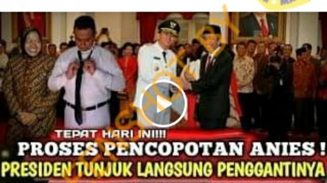 Cek Fakta: Benarkah Presiden Tunjuk Langsung Gubernur Pengganti Anies?