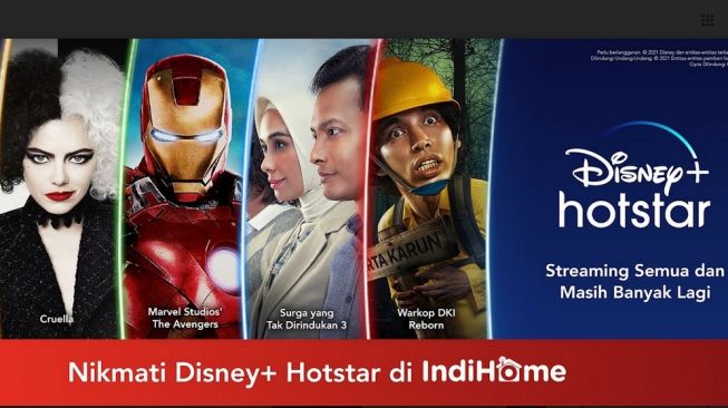 Disney+ Hotstar Hadirkan Konten Eksklusif untuk Pengguna Indihome