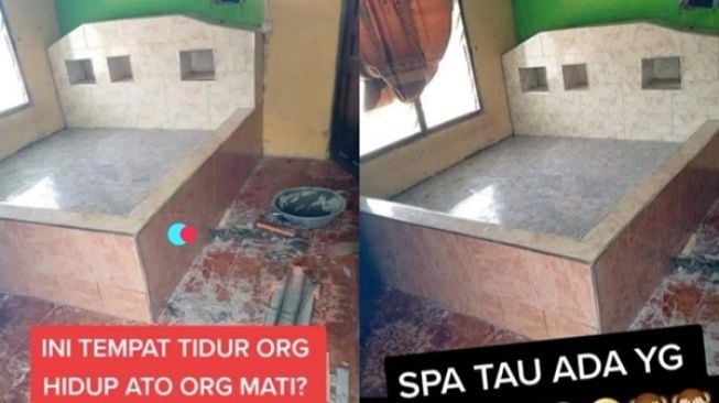 Viral Bentuk Tempat Tidur Bikin Melongo: Itu Buat Orang Hidup Apa Orang Meninggal?