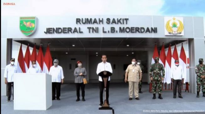 Jokowi Resmikan RS LB Moerdani Merauke Yang Dibangun Dalam 20 Hari