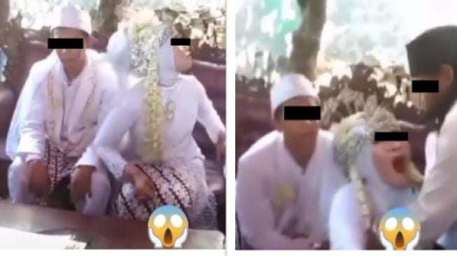 Viral Mempelai Wanita Mendadak Ketakutan saat Akad, Tamu Undangan Histeris