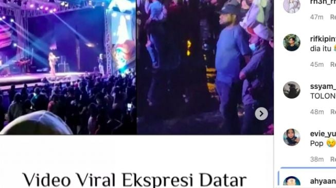 Viral Ekspresi Datar Warga Papua Nonton Konser Dangdut, Netizen Terbelah