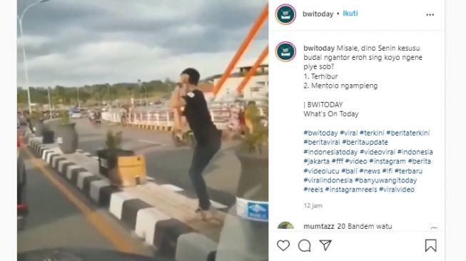 Viral Pemuda Asik Joget Pargoy di Tengah Jalan Bikin Darah Warganet Mendidih