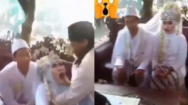 Viral Pengantin Wanita Ketakutan saat Akad Nikah, Tiba-tiba Mangap Tak Bersuara, Histeris