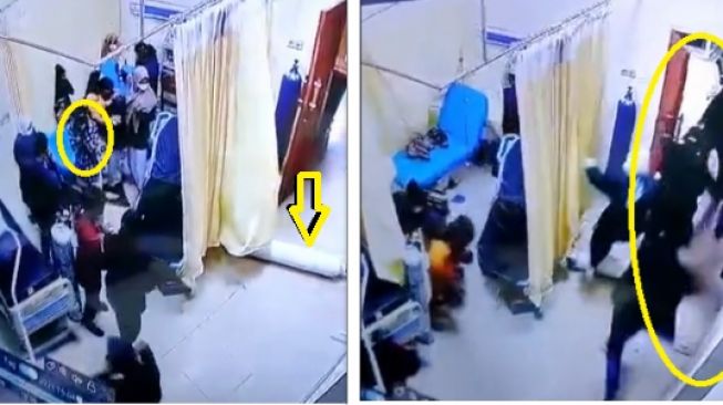 Viral Seisi IGD Berlarian Keluar Gegara Ulah Seorang Pria, Video CCTV Bikin Ketawa Ngakak