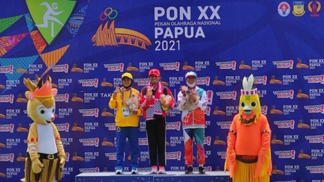 PON Papua: Maria Londa Sabet Emas Lompat Jauh Putri