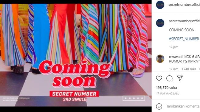 Teaser comeback Secret Number (instagram.com)