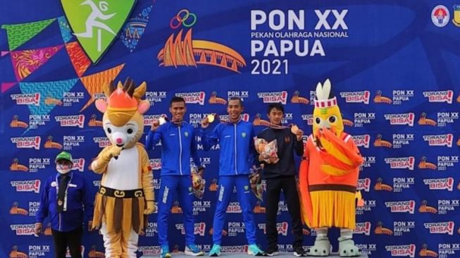 PON Papua 2021: Agus Prayogo Raih Emas Lari 5.000 Meter Putra