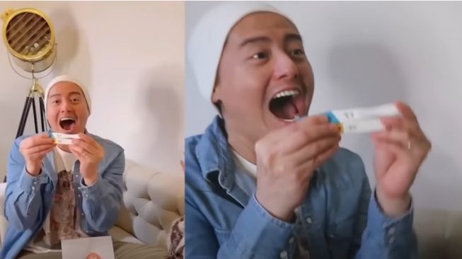 Momen Cut Meyriska umumkan kehamilan. (YouTube/RogerChika Journey)