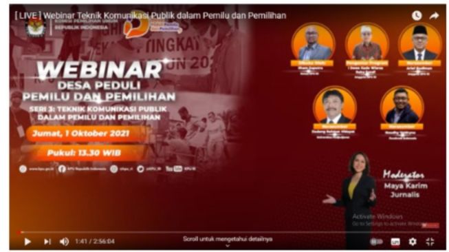 Komunikasi Publik dalam Pemilu Lahirkan Pemilih Cerdas dan Berdaulat