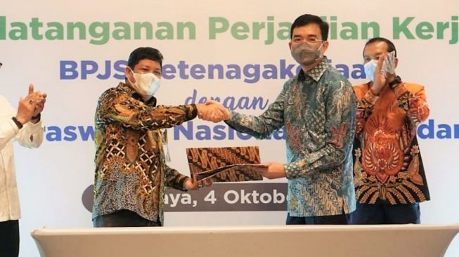 BPJS Ketenagakerjaan dan Hiswana Migas Sepakat Wujudkan Perlindungan Program Jamsostek