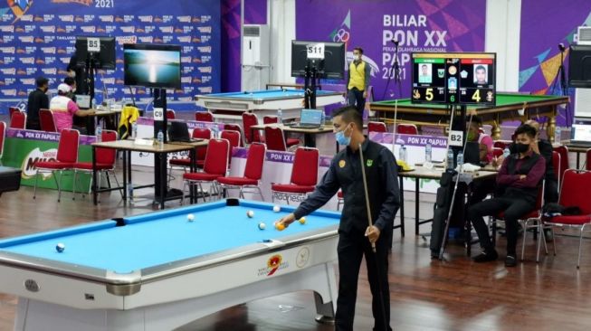 PON XX Papua: Duo Pebiliar Sumbar Kandas di Nomor Double Bola Delapan