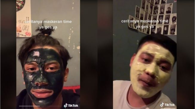 Viral Pria Pakai Masker Mirip Cosplay Logo BMW (tiktok.com/@denspearce)