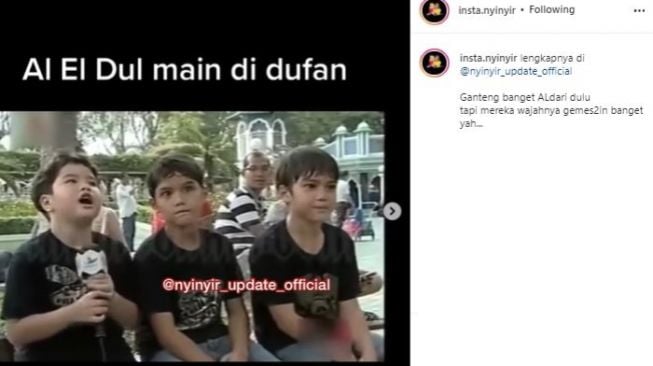 Al El Dul saat masih kecil. (Instagram)