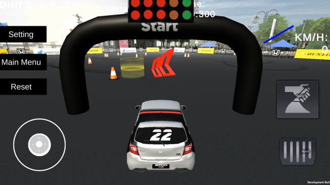 Bisa Slalom dengan Mulus? Ayo, Serbu Honda Brio Virtual Drift Challenge 2