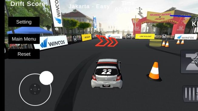 Brio Virtual Drift Challenge 2 terdiri dari tiga mode dan menggunakan trek beberapa kota di Indonesia [PT HPM].