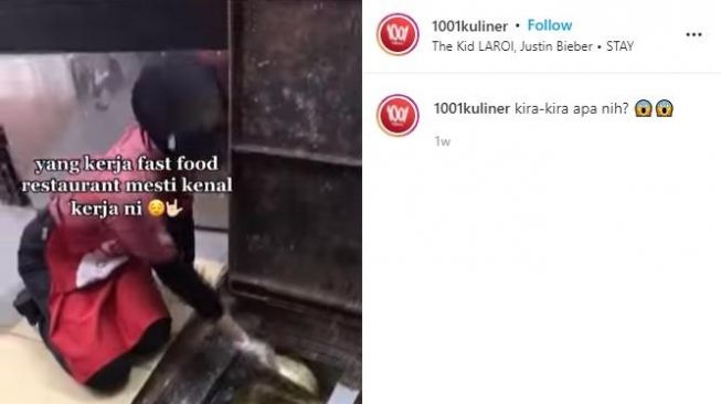 Viral Penampakan Dapur Jorok Restoran Cepat Saji, Netizen Geli