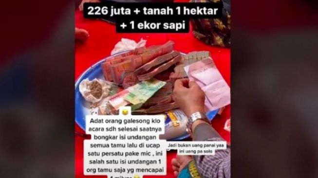 Viral Video Pernikahan, Hadiah Untuk Pengantin Diumumkan Capai Rp 1 Miliar