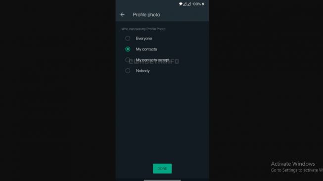 Fitur baru WhatsApp, sembunyikan foto profil. [WaBetainfo]