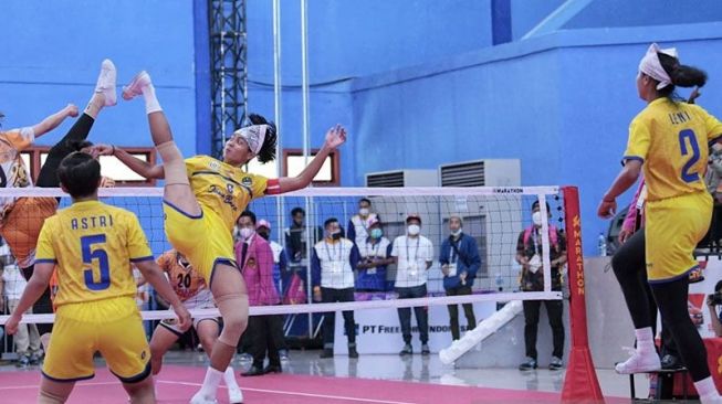 Bungkam Papua, Tim Sepak Takraw Putri Jawa Barat Sabet Emas