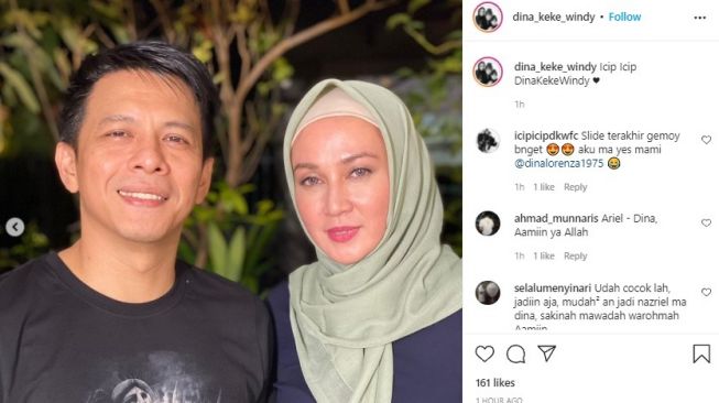 Ariel NOAH dan Dina Lorenza Dijodoh-jodohin Warganet, Gimana Ceritanya?