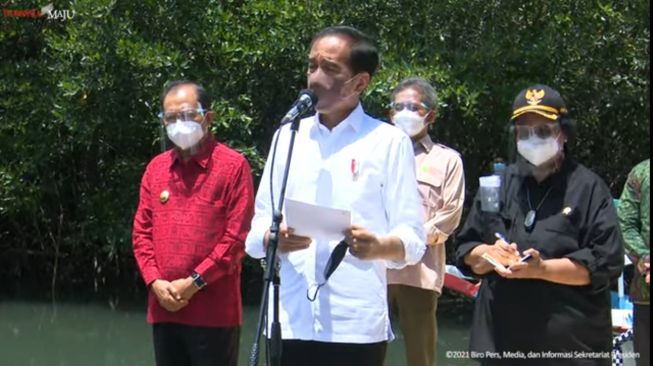 Tinjau Mangrove di Bali, Jokowi: Mungkin Ini Akan Jadi Venue KTT G20 Tahun Depan