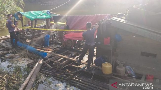 Tambang Emas Ilegal di Mentebah Kapuas Hulu Ditertibkan Polisi