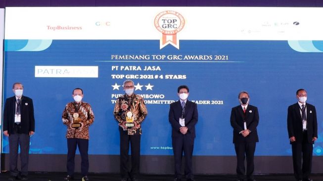 Patra Jasa Raih 2 Penghargaan di Ajang TOP GRC 2021