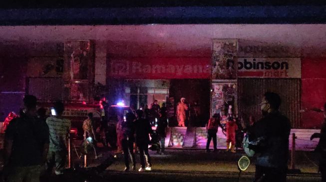 Karena Konsleting Listrik, 1 Ruangan Toilet di Mal Samarinda Square Hangus Terbakar