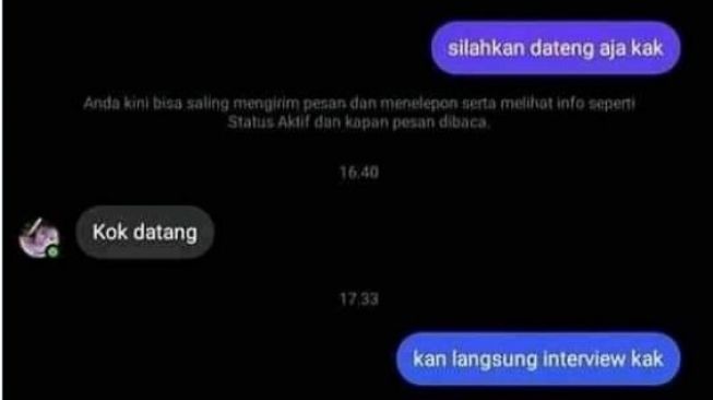 Disuruh Datang Interview Kerja Malah Minta Jemput, Alasannya Bikin Kesal