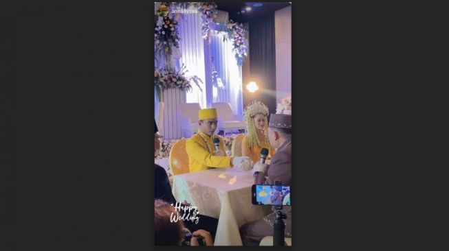 Pernikahan Lutfi Agizal. [Instagram]