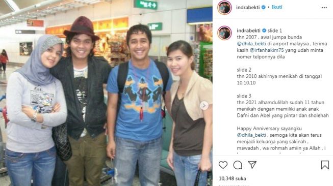 Unggahan Indra Bekti [Instagram/@indrabekti]