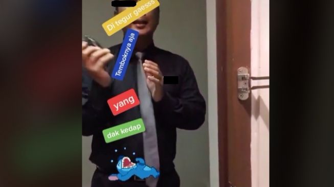 Aksi karyawan hotel menegur tamu (tiktok)