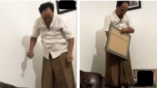 Viral Tembok Rumah Penuh Figura Gegara Tingkah Ayah, Foto yang Dipajang Bikin Tersenyum