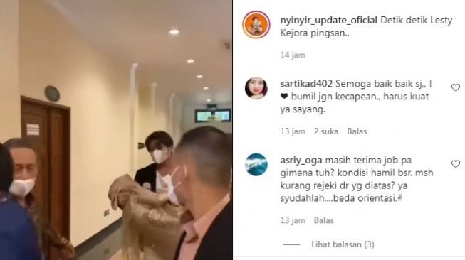 Lagi Hamil, Lesti Kejora Pingsan Habis Manggung, Ini Kronologinya