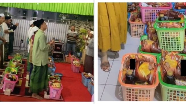 Beri Keranjang Bingkisan di Acara Maulid Nabi, Wanita Ini Selipkan Benda Bikin Melongo