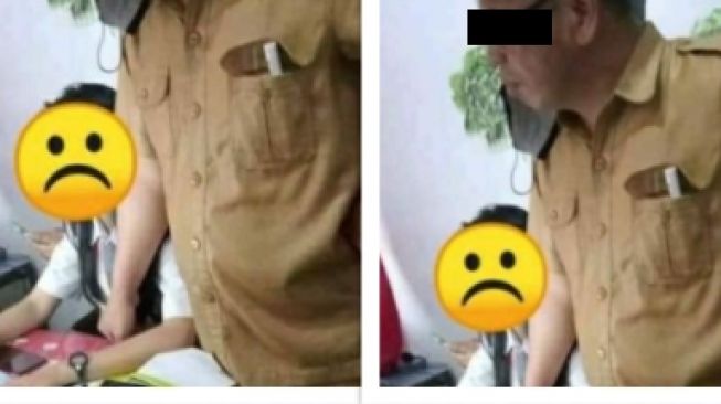 Viral 4 Foto Oknum Guru SMA Diduga Lecehkan Siswi SMA, Sentuh Area Sensitif saat Belajar