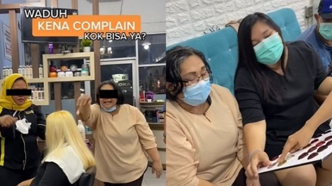 Viral Ibu Emosi di Salon Gegara Rambut Anak Jadi Begini. (TikTok)