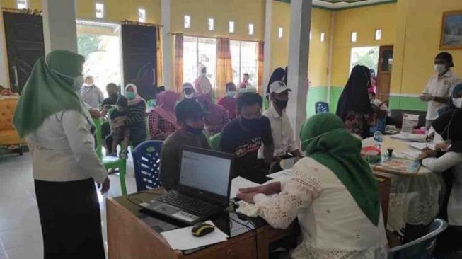Hari Ini, Pemdes Mulyonegoro Kembali Gelar Vaksinasi Massal