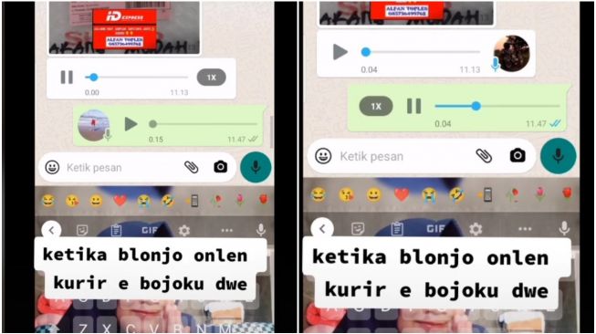 Kurir Paket Belanja Online Suami Sendiri, Respons Wanita ini Jadi Sorotan