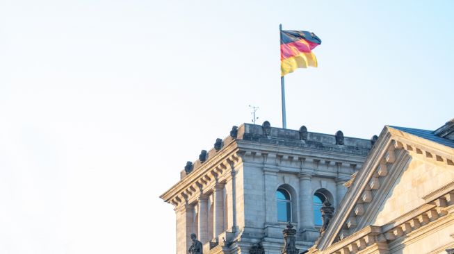 Ilustrasi bendera Jerman.[Unsplash/Bram]