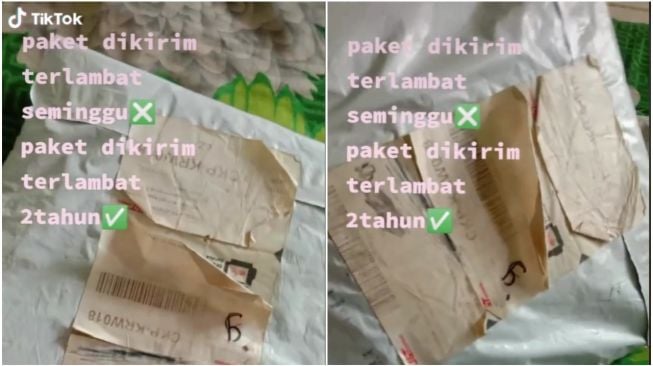 Viral Wanita Terima Paket Terlambat 2 Tahun, Isi Belanjaan Jadi Sorotan Warganet