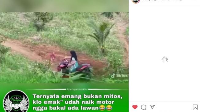 Tangkapan layar video. [Instagram/@penajam_terkini]