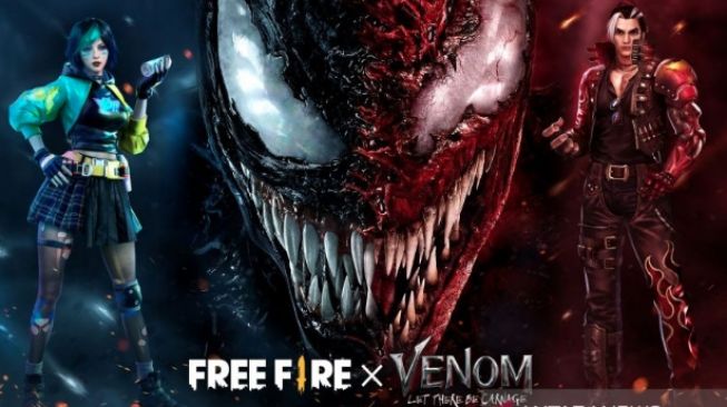 Wow! Free Fire Menghadirkan Konten dan Misi Baru "Venom: Let There Be Carnage"