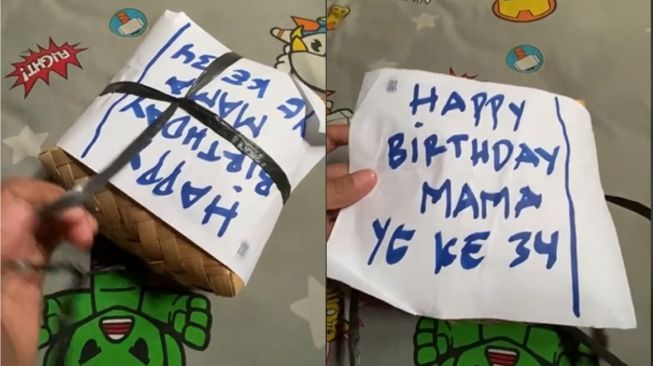 Istri Dapat Kado Ultah dari Suami, Isinya Disorot: Bukan Sembarang Besek