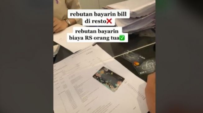 Viral Kakak Beradik Rebutan Bayar Biaya RS Orang Tua (TikTok)