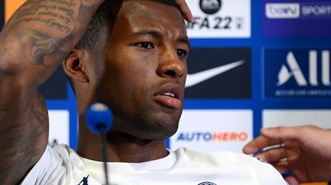 Gelandang Paris Saint-Germain asal Belanda Georginio Wijnaldum. ANTARA/AFP/Franck Fife